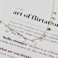 Anthropologie Jewelry | 13 Circle Pendant Silver Choker Necklace 14" | Color: Silver | Size: Os