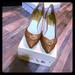 Michael Kors Shoes | Brown Mk Pointed Heels | Color: Brown/Tan | Size: 9.5