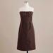 J. Crew Dresses | J. Crew Brown Silk Taffeta Gracen Strapless Dress | Color: Brown | Size: 12