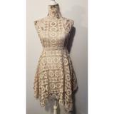 Free People Dresses | Free People " Just Like Honey" Cream Lace Dress | Color: Cream | Size: 4