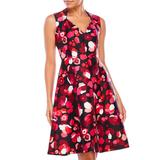 Kate Spade Dresses | Kate Spade Falling Florals V-Neck Dress | Color: Red | Size: 8