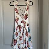 Free People Dresses | Free People Floral Swing Dress | Color: Red/White | Size: M
