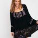 Free People Dresses | Free People Rhiannon Embroidered Babydoll Dress | Color: Black | Size: S