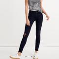 Madewell Jeans | Madewell 9” Mid-Rise Skinny Jeans | Color: Black | Size: 24