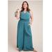 Anthropologie Pants & Jumpsuits | Nwt Anthropologie Bionda Plisse Jumpsuit | Color: Blue/Green | Size: 3x