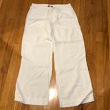 Ralph Lauren Pants & Jumpsuits | Classic White Linen Pants From Ralph Lauren | Color: White | Size: 10