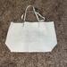 Victoria's Secret Bags | Last Chance: White Victorias Secret Tote Bag | Color: Silver/White | Size: Os