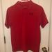 Under Armour Shirts & Tops | Gently Used Under Armour Short Sleeve Polo | Color: Red | Size: Lb