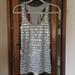 Victoria's Secret Tops | Gray Tank Top With Sequins | Color: Gray | Size: S