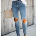 Free People Jeans | Free People Busted Skinny | Color: Blue/Red | Size: 30