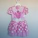 Disney Costumes | Minnie Mouse Costume Dress | Color: Pink/White | Size: 2t