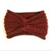 Anthropologie Accessories | Anthropologie Knit Winter Turban Headband Red | Color: Red | Size: Os