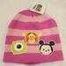 Disney Accessories | Disney Tsum Tsum Girls Winter Knit Hat - New | Color: Pink | Size: Osg