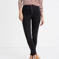 Madewell Pants & Jumpsuits | Madewell 10” High Rise Skinny Jean Frayed Cuff!! | Color: Black | Size: Various
