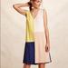 Anthropologie Dresses | Anthro Hd In Paris Vieques Colorblock Shift Dress | Color: Blue/Yellow | Size: 12