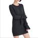 Madewell Dresses | Madewell Tie Sleeve Sweater Dress | Color: Black/Gray | Size: S