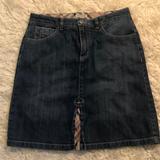 Burberry Bottoms | Burberry Denim Girls Skirt | Color: Blue | Size: 14v