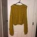 Anthropologie Sweaters | Anthropologie Moon & Madison Sweater | Color: Gold/Yellow | Size: L