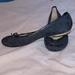 Coach Shoes | Coach Monogram Black Canvas Ballet Flats | Color: Black/Gold | Size: 7.5