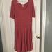 Lularoe Dresses | Lularoe Nicole Dress 3xl | Color: Red | Size: 3x