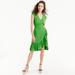 J. Crew Dresses | J.Crew Drapey Crepe Mini Dress | Color: Green | Size: 18