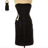 J. Crew Dresses | J.Crew Lace Tinsel Straplestinsel Lace Cocktail R | Color: Black | Size: 4