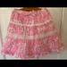 Lilly Pulitzer Bottoms | Lily Pulitzer Girls Tiered Skirt Sz 12 | Color: Pink | Size: 12g
