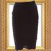 Burberry Skirts | Burberry London Gathered Ruched Slinky Silk Skirt Sz 4 | Color: Black | Size: 4