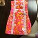 Lilly Pulitzer Dresses | Lily Pulitzer Orange And Pink Strapless Dress | Color: Orange/Pink | Size: 4