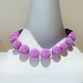 J. Crew Jewelry | J. Crew Beaded Ball Necklace Purple | Color: Purple | Size: Os