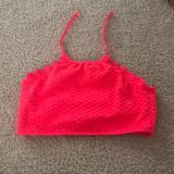 Kate Spade Swim | Kate Spade Neon Pink Halter Bikini Top | Color: Pink | Size: Xs