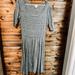 Lularoe Dresses | Llr Nicole Dress | Color: Gray | Size: M