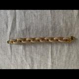 J. Crew Jewelry | Jcrew Classic Pave Link Bracelet | Color: Gold | Size: Os