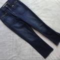 J. Crew Jeans | J. Crew Point Sur Cybil Demi-Boot Crop Denim Jeans | Color: Blue | Size: 25