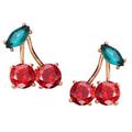 Kate Spade Jewelry | Kate Spade Ma Chrie Cherry Earrings | Color: Gold/Red | Size: Os
