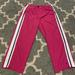 Nike Pants & Jumpsuits | Nike Cropped Pants Pink Active Wear (L 12-14) | Color: Pink/White | Size: L