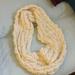 Free People Accessories | Free People Infinity Scarf | Color: Cream/White | Size: Os