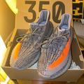Adidas Shoes | Adidas “Yeezy Boost 350 V2” | Color: Gray/Red | Size: 10.5