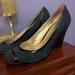 Coach Shoes | Coach Wedges Size 10.5 | Color: Black | Size: 10.5