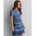American Eagle Outfitters Dresses | American Eagle Tie Dye Knot Cutout Dress | Color: Blue | Size: S