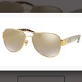 Coach Accessories | Coach Polarized Sunglasses | Color: Gold/White | Size: Os