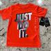 Nike Shirts & Tops | Boys Nike Just Do It Shirt Size 6 Brand New | Color: Gray/Red | Size: Various
