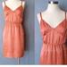 J. Crew Dresses | J. Crew Orange Silk Dress Size 0 Xs | Color: Orange | Size: 0