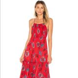 Free People Dresses | Free People Garden Party Maxi Dress | Color: Blue/Red | Size: S