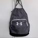 Under Armour Bags | Gray Under Armour Drawstring Bag | Color: Gray/White | Size: Os