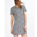 Zara Dresses | New Zara Geometric Pattern Striped Shift Dress | Color: Blue/White | Size: M