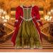 Disney Costumes | Disney Store Exclusive Red & Gold Belle Dress Xs | Color: Gold/Red | Size: Xs