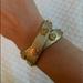 Tory Burch Jewelry | Double Wrap Logo Stud Bracelet | Color: Gold | Size: Os