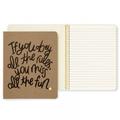 Kate Spade Office | Kate Spade Concealed Spiral Notebook Obey The Rule | Color: Tan/White | Size: Os