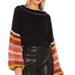 Free People Sweaters | Free People Xs Cha Cha Knit Sweater Nwt | Color: Black | Size: Xs